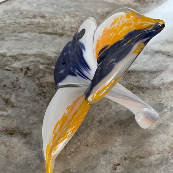 NEW Handmade Murano, Italy Glass blown fllower - Picture 7 of 9